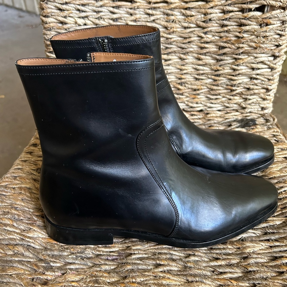 Black Leather Men's Boots Allen Edmonds